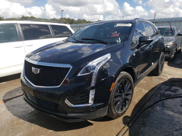 1GYKNGRS4MZ116613 - 2021 CADILLAC XT5 SPORT BLACK photo 2