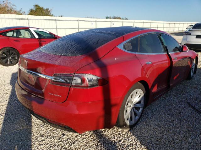 5YJSA1E27LF359860 - 2020 TESLA MODEL S Qırmızı foto 4