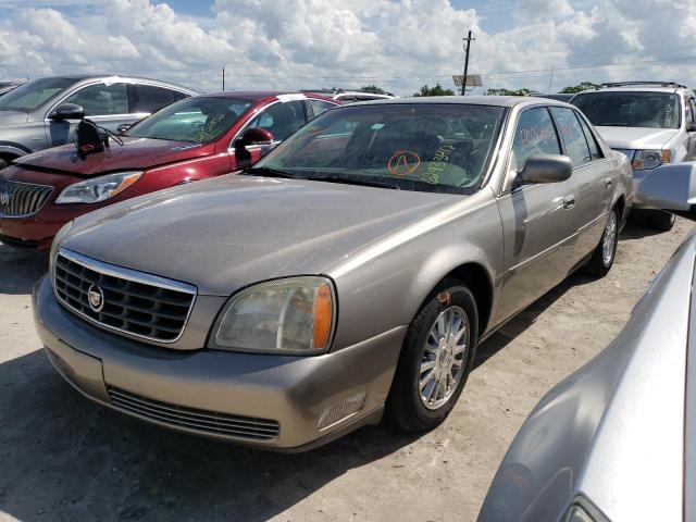 1G6KE57Y74U133049 - 2004 CADILLAC DEVILLE DH TAN photo 2