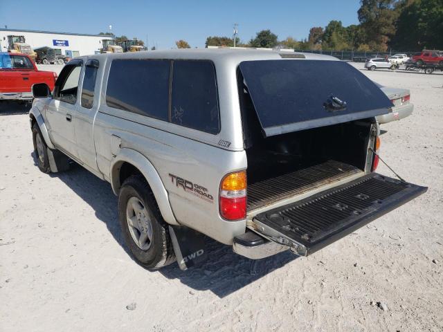 5TEWN72N01Z801171 - 2001 TOYOTA TACOMA XTR SILVER photo 3