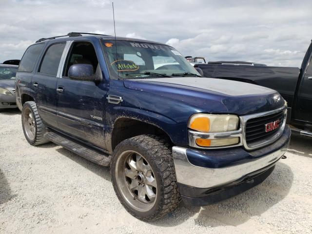 1GKEC13T31R217312 - 2001 GMC YUKON BLUE photo 1