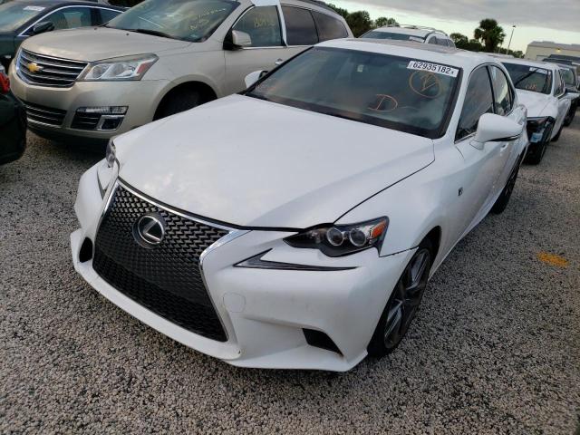 JTHBF1D27F5078794 - 2015 LEXUS IS 250 WHITE photo 2