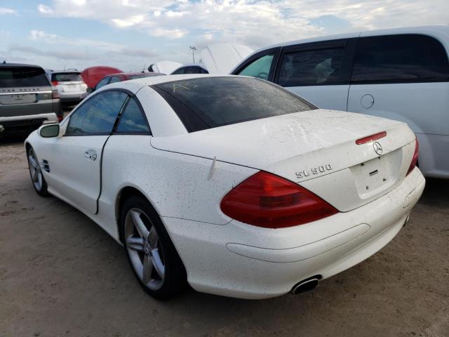 WDBSK75F26F109797 - 2006 MERCEDES-BENZ SL 500 WHITE photo 3