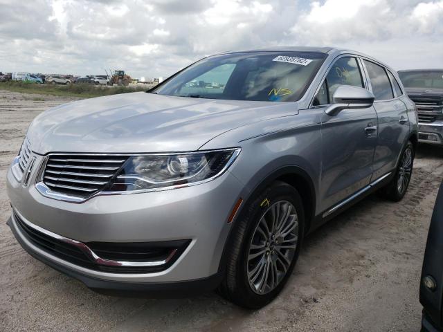 2LMTJ6LP9GBL51438 - 2016 LINCOLN MKX RESERV SILVER photo 2