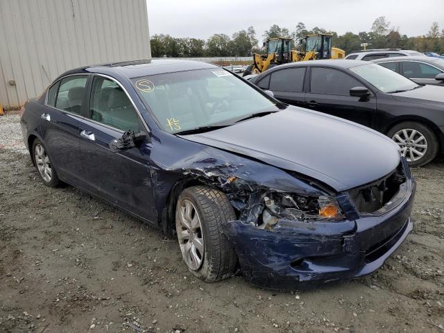 1HGCP36848A030066 - 2008 HONDA ACCORD EXL BLUE photo 1