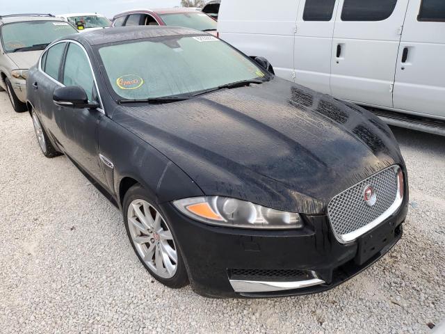 SAJWA0ES1EPU21727 - 2014 JAGUAR XF BLACK photo 1