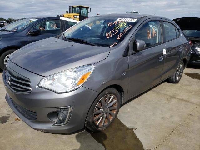 ML32F4FJ3HHF16791 - 2017 MITSUBISHI MIRAGE G4 GRAY photo 2