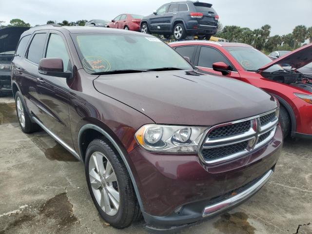 1C4RDJDGXCC144974 - 2012 DODGE DURANGO CR BLACK photo 1