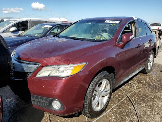 5J8TB4H57EL009526 - 2014 ACURA RDX TECHNO BURGUNDY photo 2