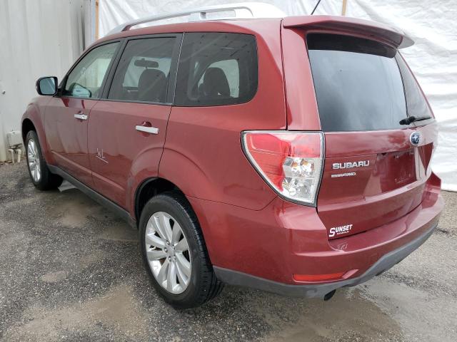 JF2SHAGC5DH405092 - 2013 SUBARU FORESTER T BURGUNDY photo 3