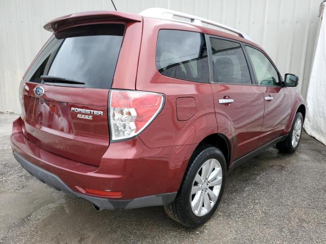 JF2SHAGC5DH405092 - 2013 SUBARU FORESTER T BURGUNDY photo 4