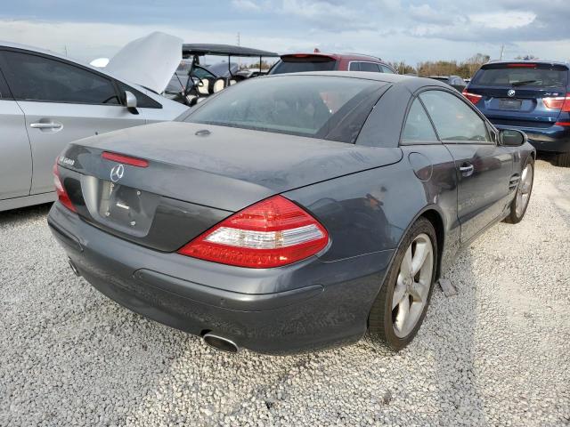 WDBSK77F27F127800 - 2007 MERCEDES-BENZ SL 600 GRAY photo 4