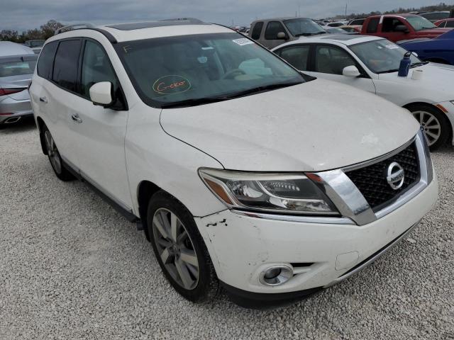 5N1AR2MN7DC668082 - 2013 NISSAN PATHFINDER WHITE photo 1