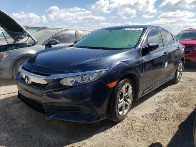 19XFC2F53JE030327 - 2018 HONDA CIVIC LX BLUE photo 2