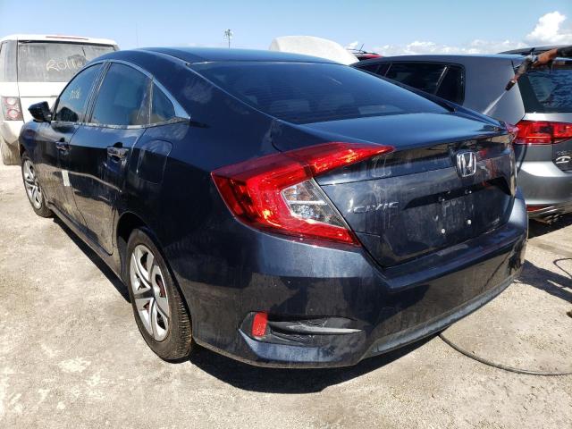 19XFC2F53JE030327 - 2018 HONDA CIVIC LX BLUE photo 3