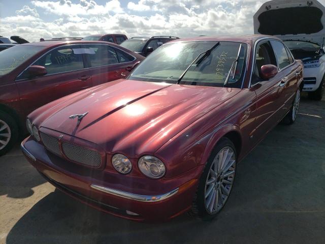 SAJWA73B64TG16856 - 2004 JAGUAR XJR S RED photo 2