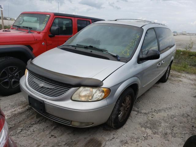 2C8GP64L52R634252 - 2002 CHRYSLER TOWN & COU SILVER photo 2