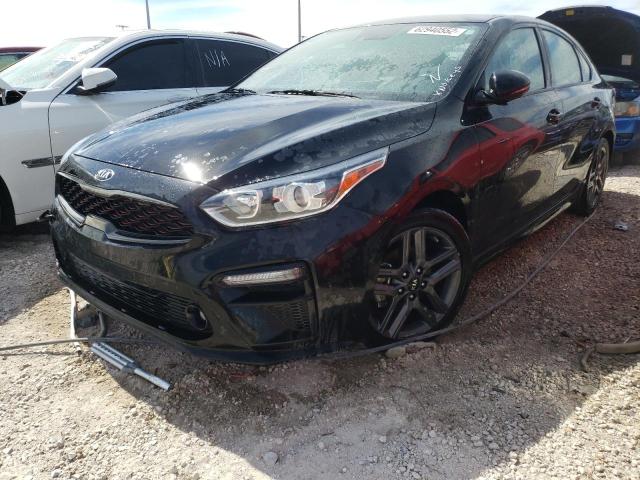 3KPF34AD9ME375361 - 2021 KIA FORTE GT L BLACK photo 2