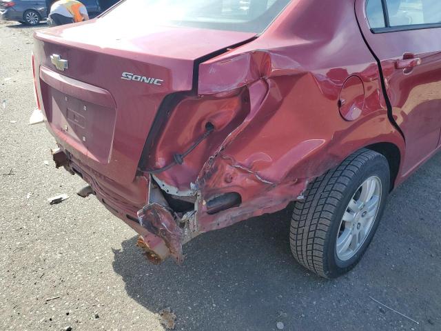 1G1JA5SH1C4156927 - 2012 CHEVROLET SONIC LS BURGUNDY photo 10