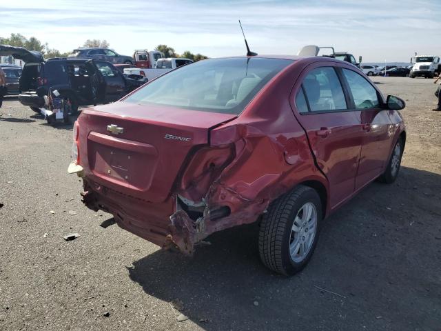 1G1JA5SH1C4156927 - 2012 CHEVROLET SONIC LS BURGUNDY photo 4