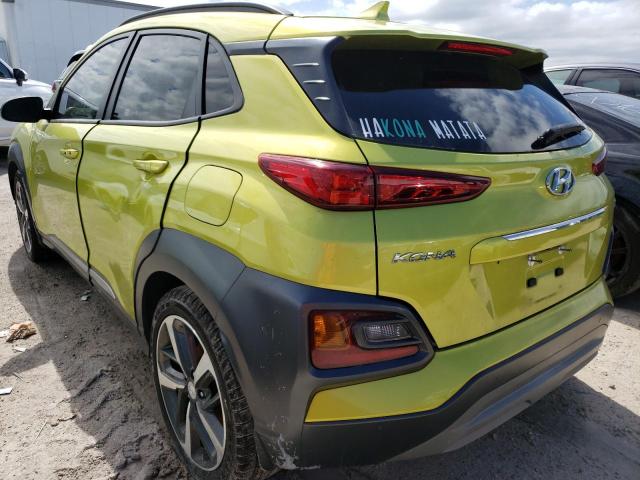 KM8K53A50KU202740 - 2019 HYUNDAI KONA ULTIM GREEN photo 3