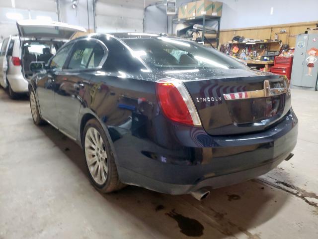 1LNHM94R39G620801 - 2009 LINCOLN MKS BLACK photo 3