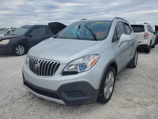 KL4CJASB6FB076876 - 2015 BUICK ENCORE SILVER photo 2