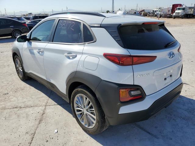 KM8K62AAXKU252825 - 2019 HYUNDAI KONA SEL WHITE photo 3