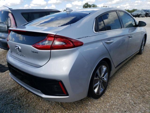 KMHC85LC5KU118741 - 2019 HYUNDAI IONIQ LIMI SILVER photo 4