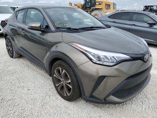 NMTKHMBX7MR123590 - 2021 TOYOTA C-HR XLE GREEN photo 1