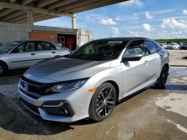 SHHFK7H41MU209953 - 2021 HONDA CIVIC SPOR SILVER photo 2