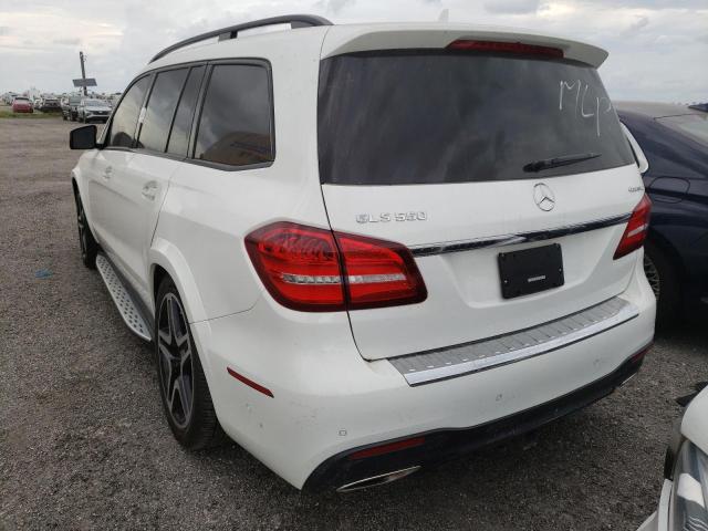 4JGDF7DE1JB068680 - 2018 MERCEDES-BENZ GLS 550 4M WHITE photo 3