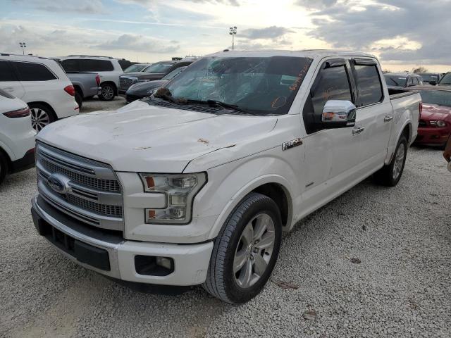 1FTEW1CG3FFC12206 - 2015 FORD F150 SUPER WHITE photo 2