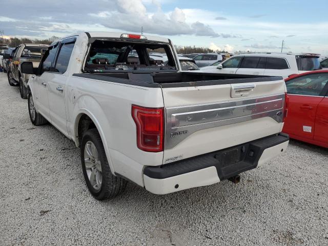 1FTEW1CG3FFC12206 - 2015 FORD F150 SUPER WHITE photo 3