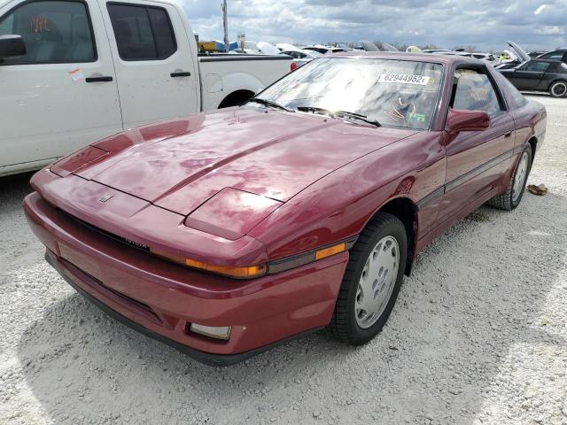 JT2MA70L3H0043866 - 1987 TOYOTA SUPRA RED photo 2