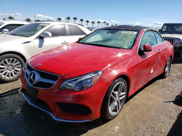 WDDKK6FF6HF358056 - 2017 MERCEDES-BENZ E 400 RED photo 2