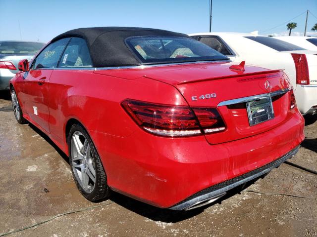 WDDKK6FF6HF358056 - 2017 MERCEDES-BENZ E 400 RED photo 3