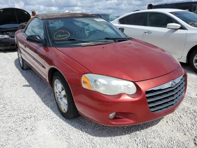 1C3EL65R64N116128 - 2004 CHRYSLER SEBRING LI RED photo 1