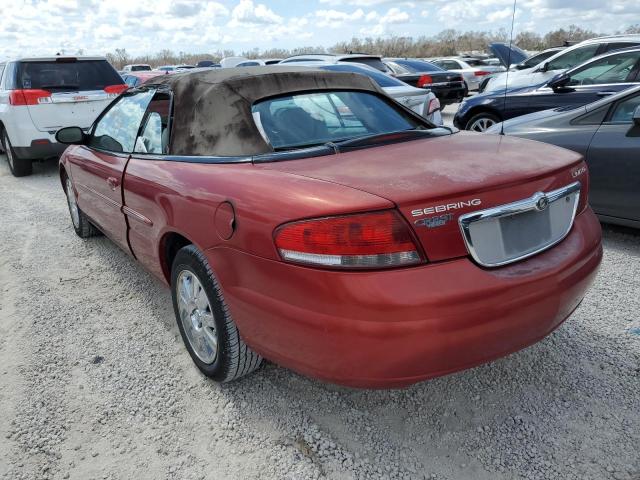 1C3EL65R64N116128 - 2004 CHRYSLER SEBRING LI RED photo 3