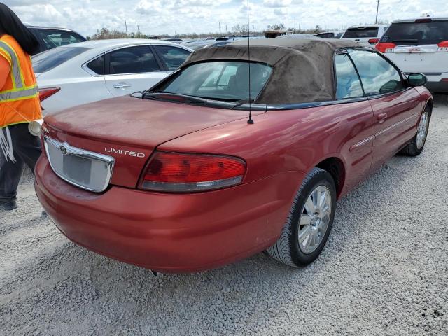 1C3EL65R64N116128 - 2004 CHRYSLER SEBRING LI RED photo 4