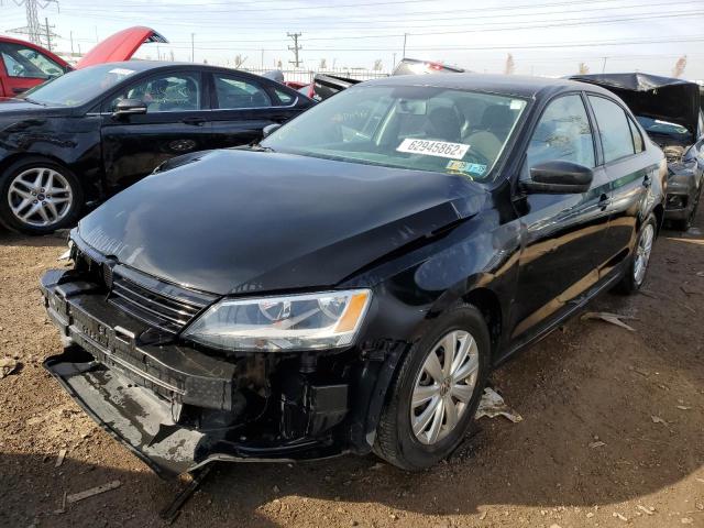 3VW2K7AJ1EM438059 - 2014 VOLKSWAGEN JETTA BASE 黑色 照片 2