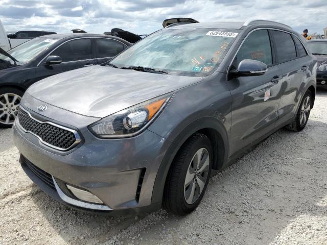 KNDCC3LC3H5096054 - 2017 KIA NIRO EX GRAY photo 2