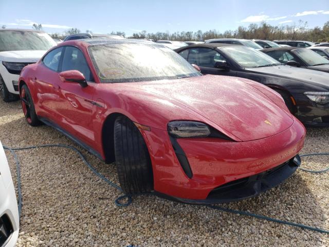 WP0AC2Y10LSA72879 - 2020 PORSCHE TAYCAN TUR RED photo 1