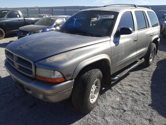 1B4HS28ZXXF675452 - 1999 DODGE DURANGO SILVER photo 2