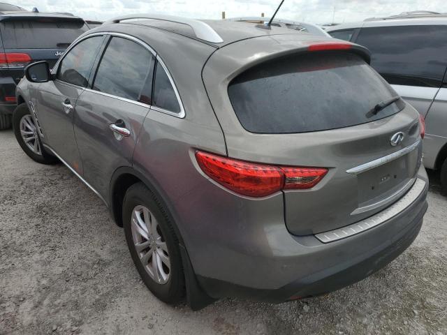 JN8CS1MU3EM451549 - 2014 INFINITI QX70 GRAY photo 3