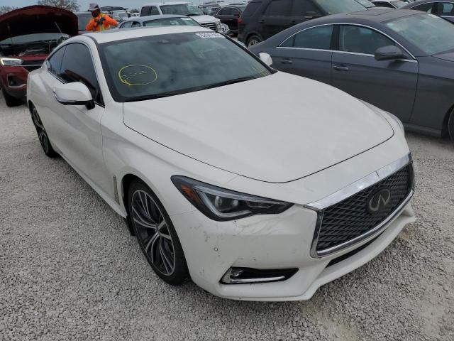 JN1EV7KK8MM410934 - 2021 INFINITI Q60 LUXE WHITE photo 1