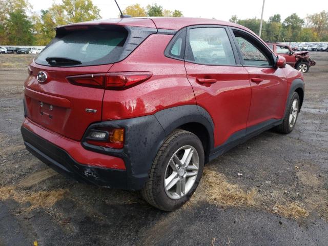 KM8K1CAA4KU218304 - 2019 HYUNDAI KONA SE RED photo 4