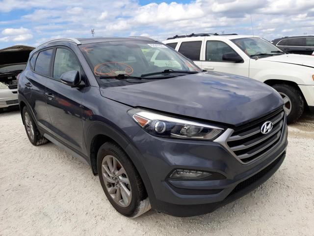 KM8J33A4XJU641208 - 2018 HYUNDAI TUCSON SEL GRAY photo 1