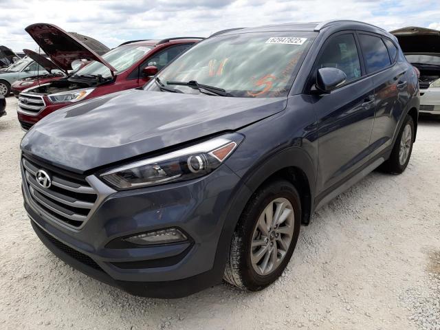 KM8J33A4XJU641208 - 2018 HYUNDAI TUCSON SEL GRAY photo 2