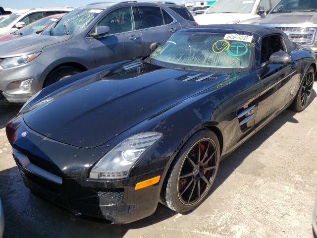 WDDRK7HA7CA007636 - 2012 MERCEDES-BENZ SLS AMG BLACK photo 2